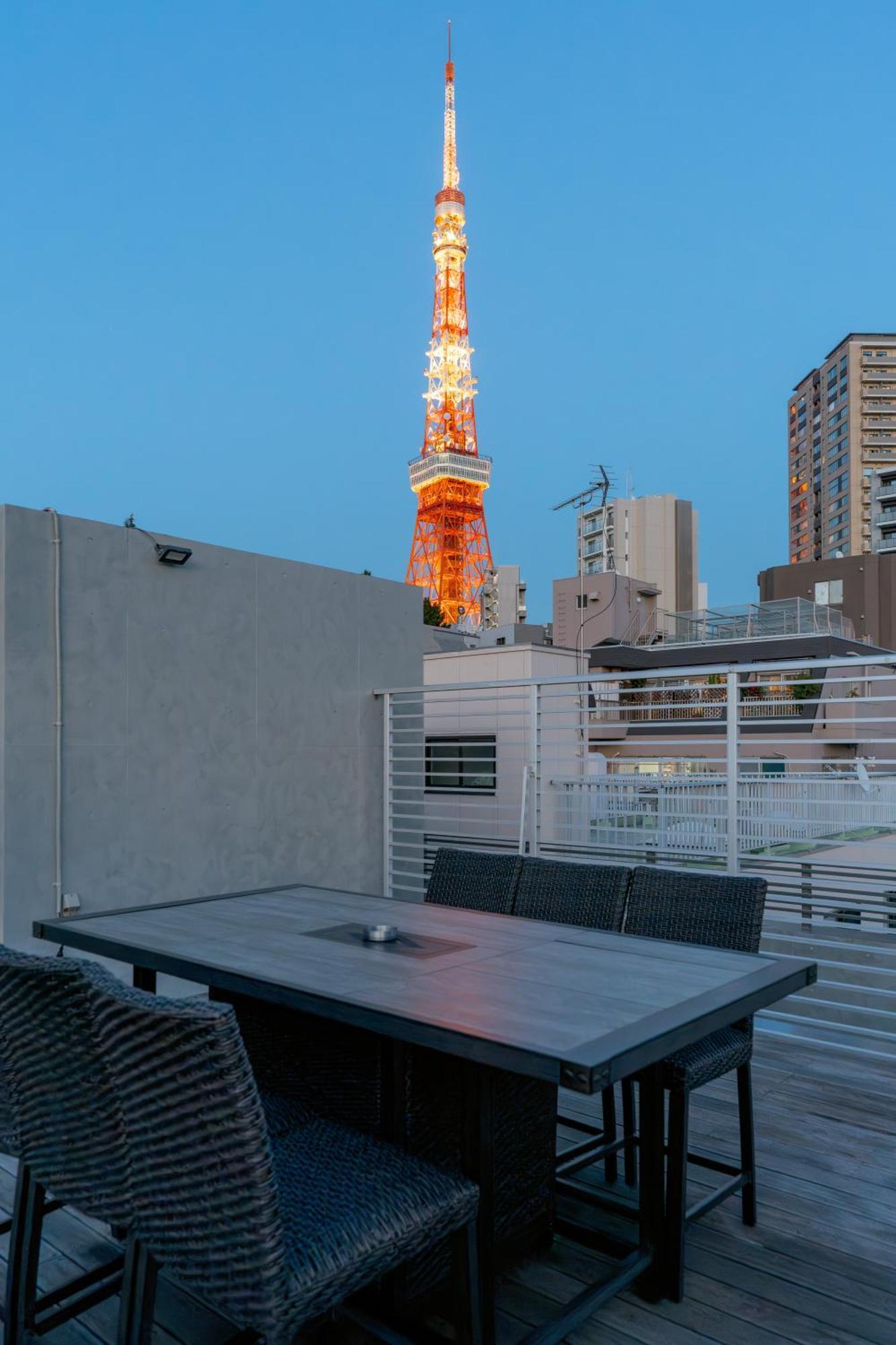 Azabu Modern House The Tokyo Tower Can Be Seen From The Villa 500M2 Εξωτερικό φωτογραφία