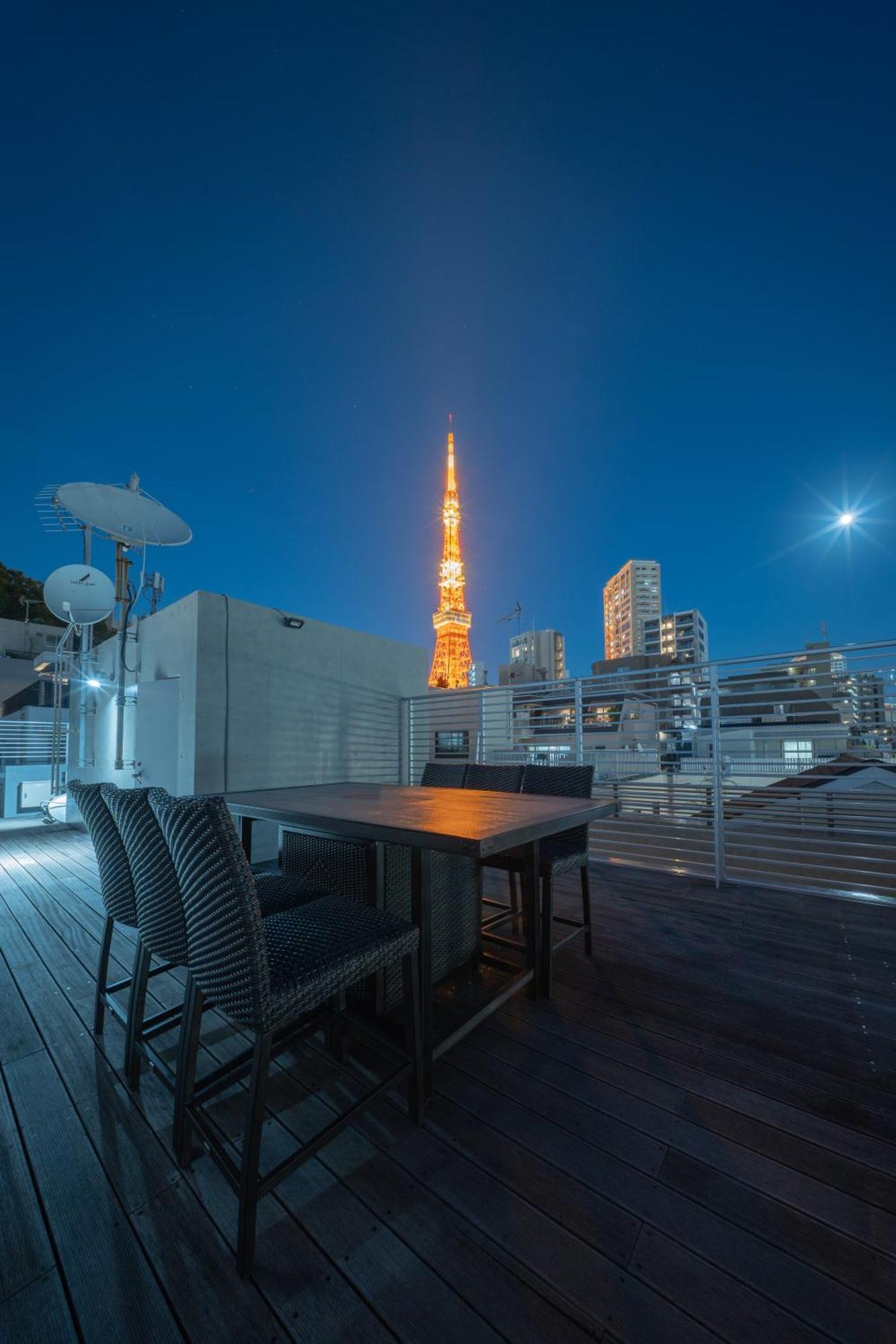 Azabu Modern House The Tokyo Tower Can Be Seen From The Villa 500M2 Εξωτερικό φωτογραφία