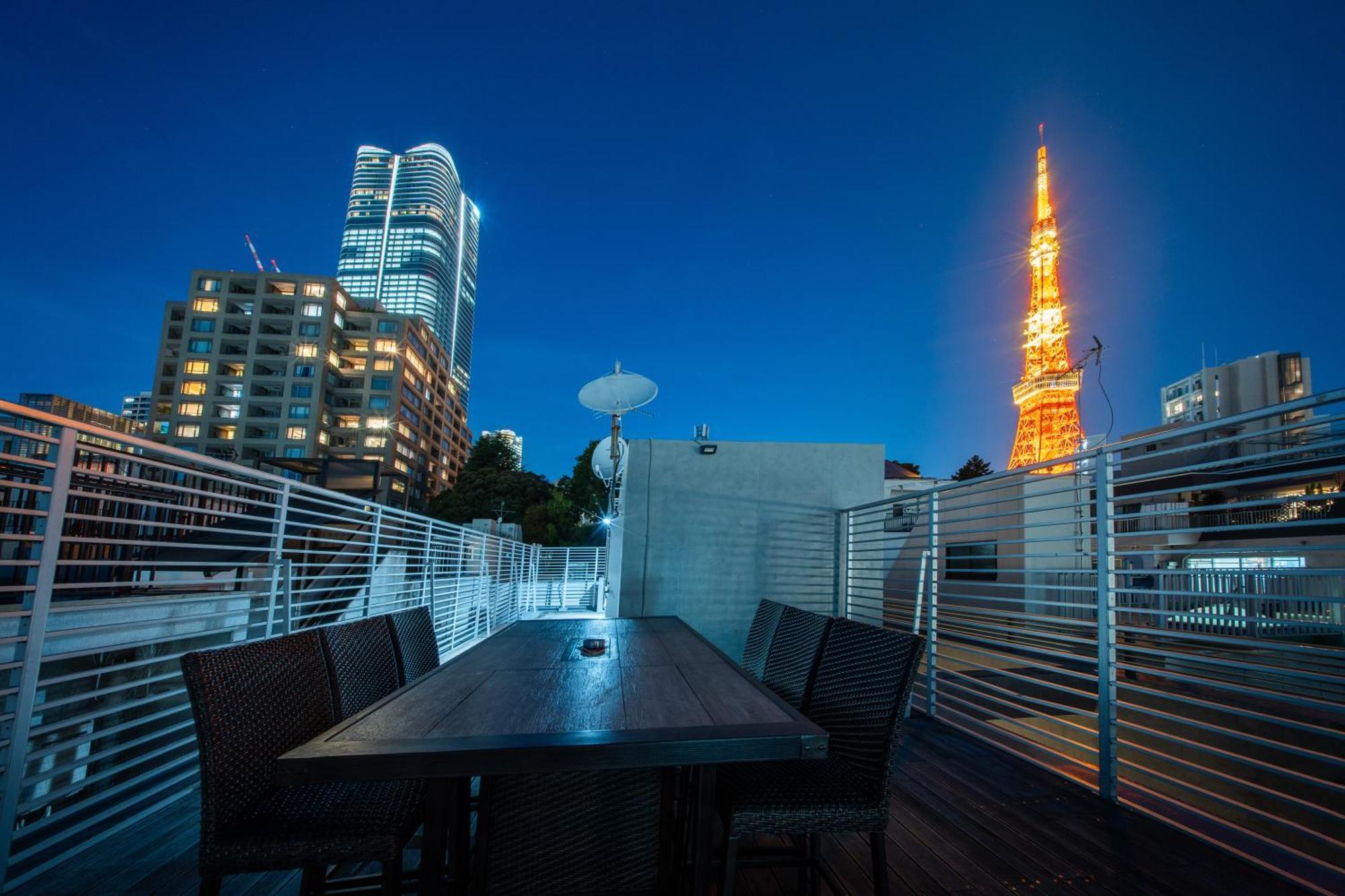 Azabu Modern House The Tokyo Tower Can Be Seen From The Villa 500M2 Εξωτερικό φωτογραφία