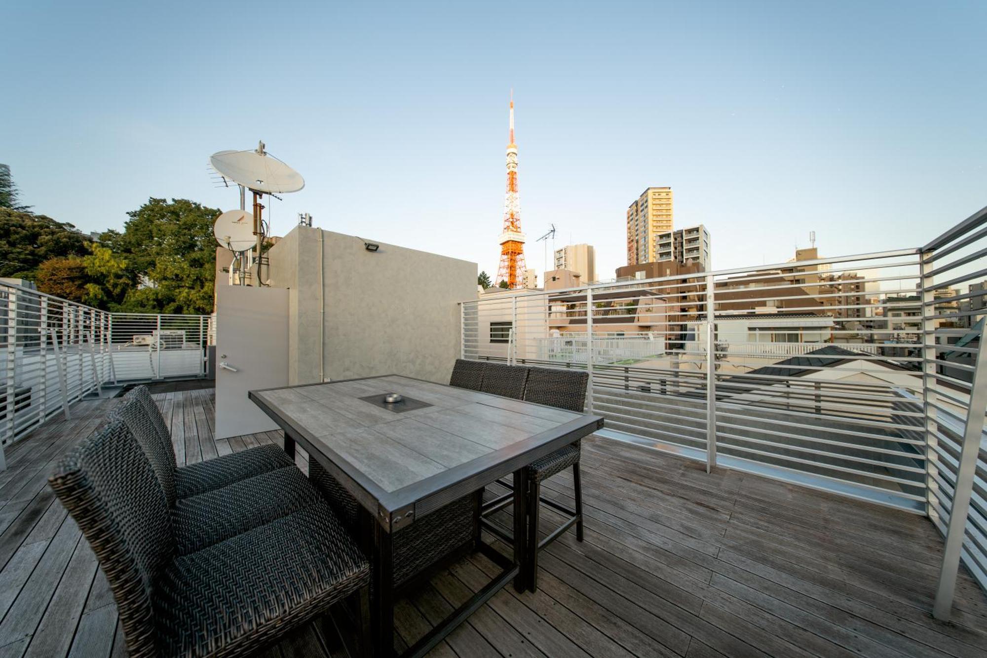 Azabu Modern House The Tokyo Tower Can Be Seen From The Villa 500M2 Εξωτερικό φωτογραφία